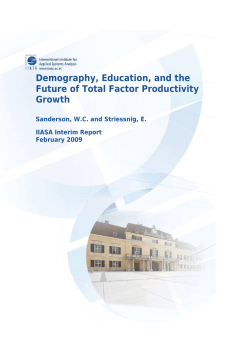 Demography, Education, and the Future of Total