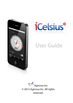 iCelsius - User Guide - rev. 7