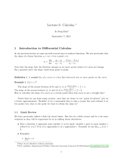 Lecture Note 6 - Princeton University