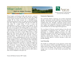 Futuro del Ma&ntilde;ana Summer 2007 Update Mutual support and