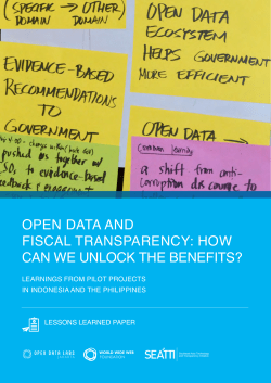 Lessons Learned Paper - Open Data Lab Jakarta