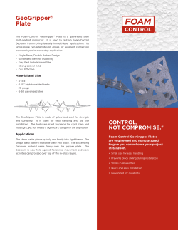 GeoGripper&reg; Plate - ACH Foam Technologies