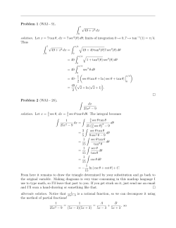 Requested Problems 1/28/2016