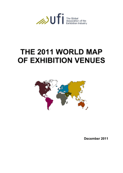 2011 World Map of Exhibition Venues