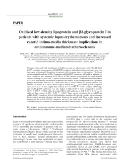 Oxidized low-density lipoprotein and 2