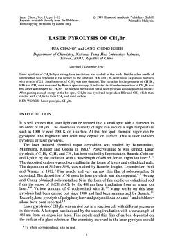 LASER PYROLYSIS OF CH3Br