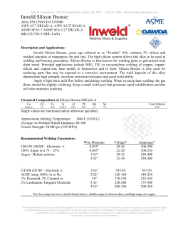 Inweld Silicon Bronze
