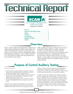 SCAN-A - Pearson Assessments