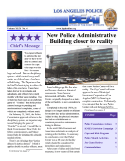 April - Los Angeles Police Department