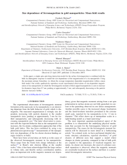Size dependence of ferromagnetism in gold - Sono