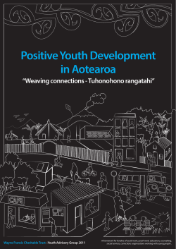 Positive Youth Development in Aotearoa
