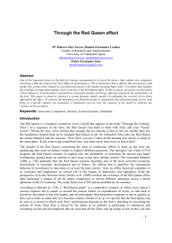 Through the Red Queen effect