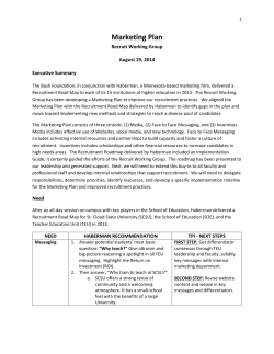 Marketing Plan - St. Cloud State University
