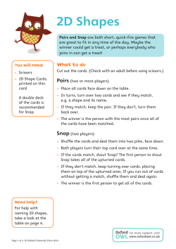 2D Shapes - Oxford Owl
