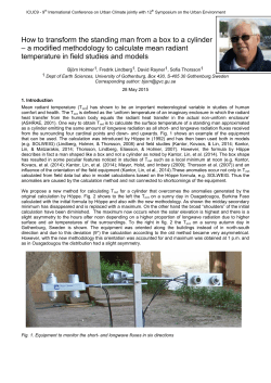 How to transform the standing man from a box to a cylinder – a