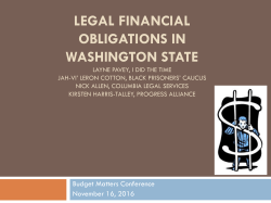 slideshow - Washington State Budget and Policy Center
