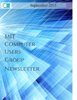 News letter-September-2011
