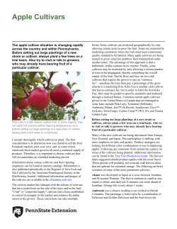 Apple Cultivars - Penn State Extension