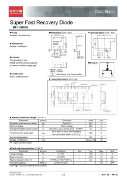 RFN10NS3S Datasheet - ROHM Semiconductor