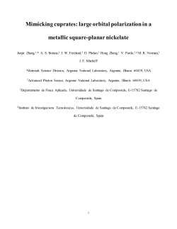 Mimicking cuprates: large orbital polarization in a metallic square