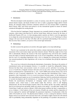 Topic 13: Emerging Market Economies