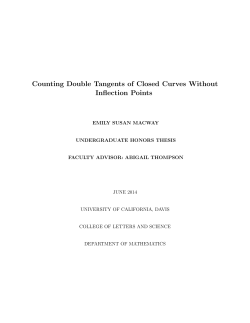 Counting Double Tangents of Closed Curves Without Inflection Points