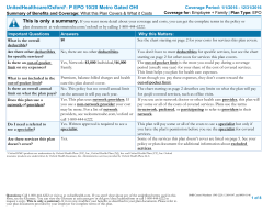 UnitedHealthcare/Oxford&sup1;: P EPO 10/20 Metro Gated OHI