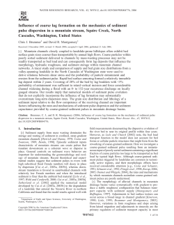 Influence of coarse lag formation on the mechanics of sediment