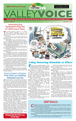 September, 2010 - Valley Voice Newspaper