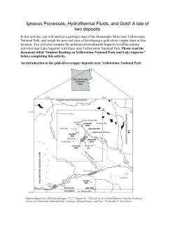 Student activity - Igneous processes