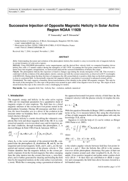 Successive Injection of Opposite Magnetic Helicity in Solar