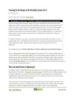 Preparing for the Collapse of the Petrodollar System