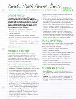 Eureka Math Parent Guide
