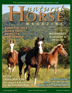Natural Horse Magazine, Vol 14 Iss. 3
