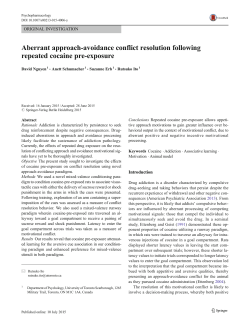 Aberrant approach-avoidance conflict resolution following