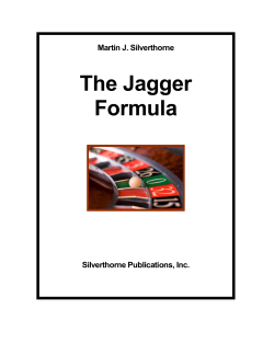The Jagger Formula - Gamblers` Bookcase