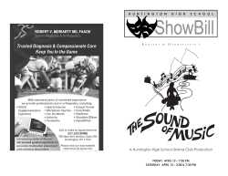 The Sound of Music - Spring 2013