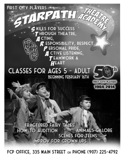 Classes begin February 15,2015