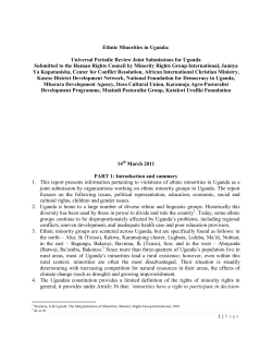 Ethnic Minorities in Uganda