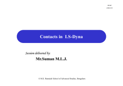 Contacts in LS-Dyna
