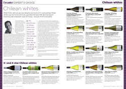 Peter on Chilean whites in Decanter January 2012