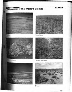 The World`s Biomes - hrsbstaff.ednet.ns.ca