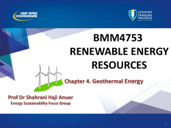 BMM4753 RENEWABLE ENERGY RESOURCES