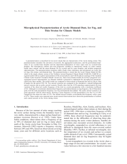Microphysical Parameterization of Arctic Diamond Dust, Ice Fog, and