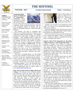 the sentinel - Eagle Forum of California