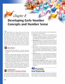 Pre-Number Concepts Reading