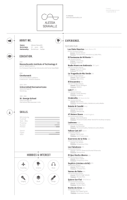 CV Alessia - Alessia Seravalle