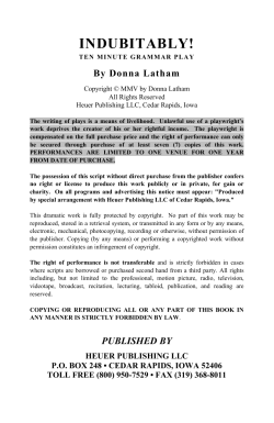 indubitably! - Heuer Publishing