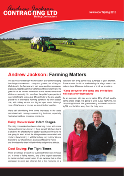 Andrew Jackson: Farming Matters