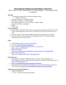 Docent guide for Suffrage Ed programming- Grades 10